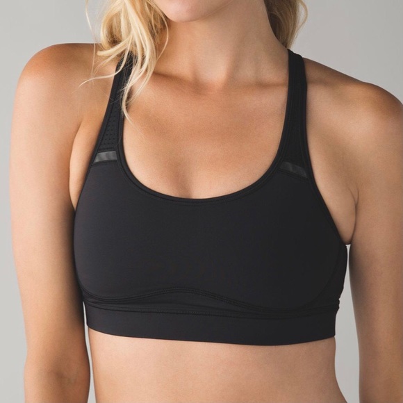 Lululemon Black Sweaty or Not Sports Bra - Picture 2 of 14